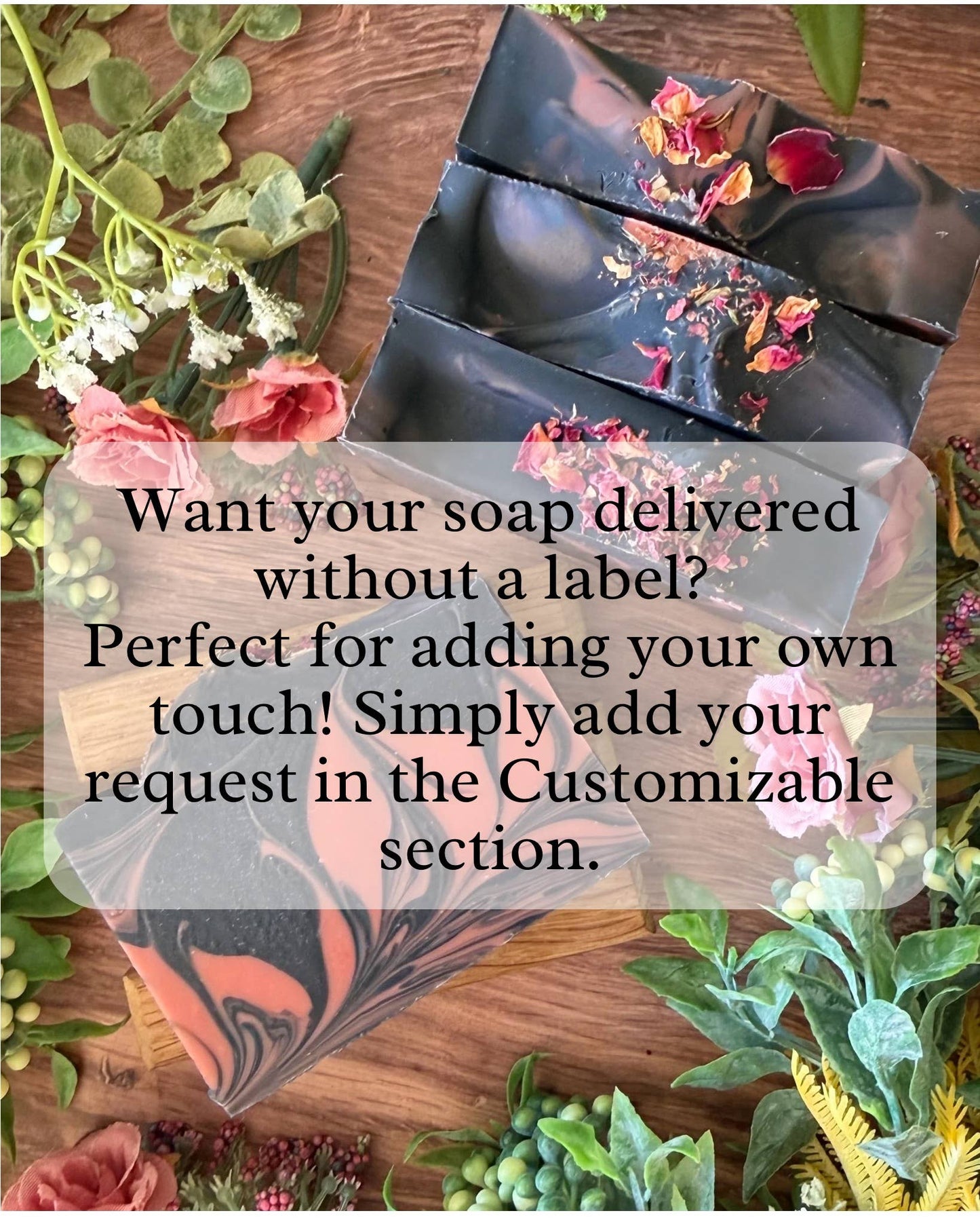 Black Rose Bar Soap | Nourishing Handmade Artisan