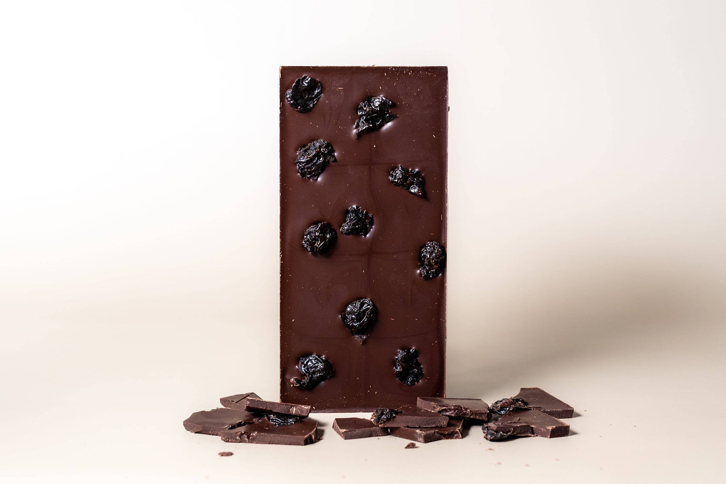 Cherry Vanilla Dark Chocolate Bar 70% Cacao