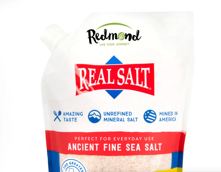 Real Salt - 16oz REFILL bag- Fine Salt