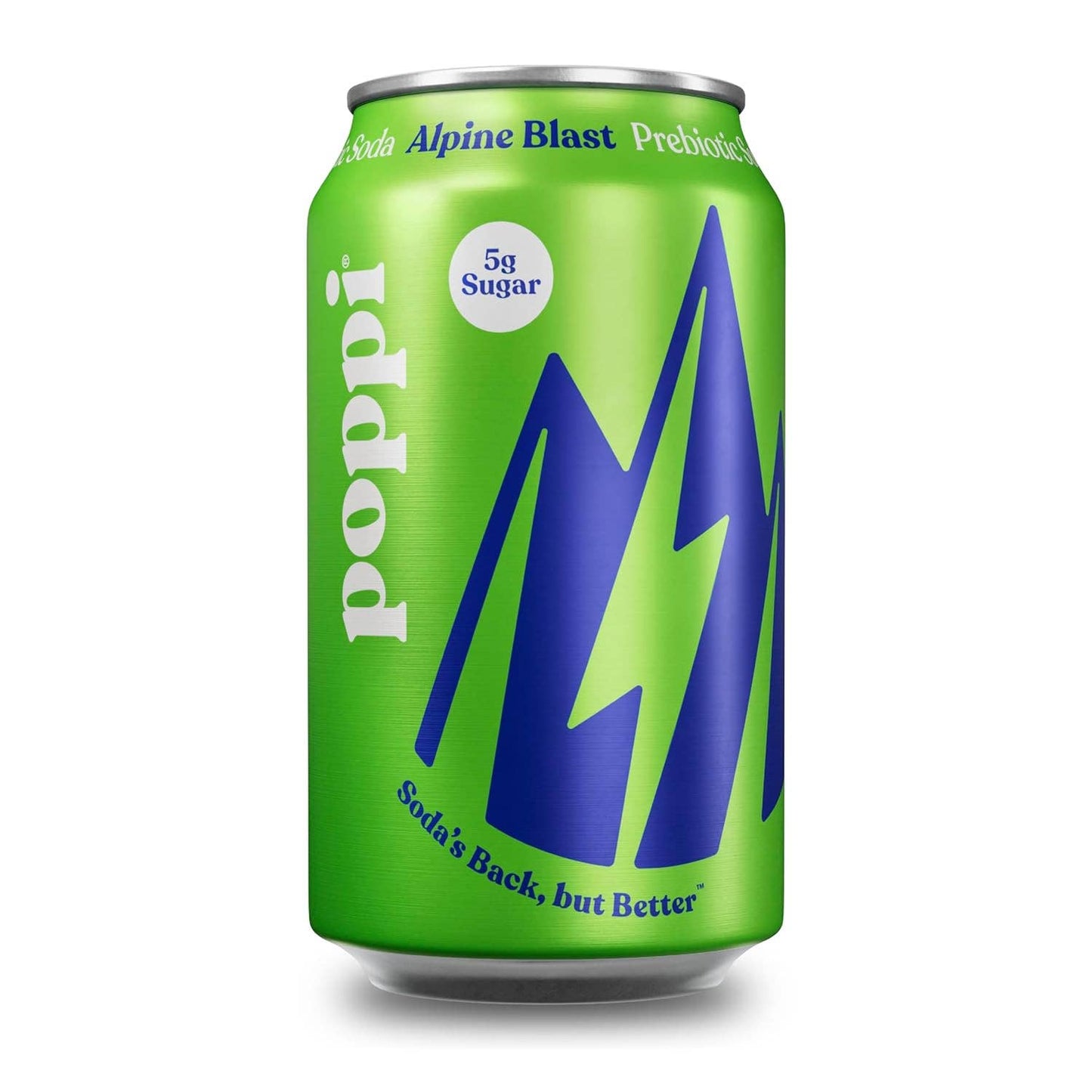 Poppi Prebiotic Soda, Alpine Blast, 12oz
