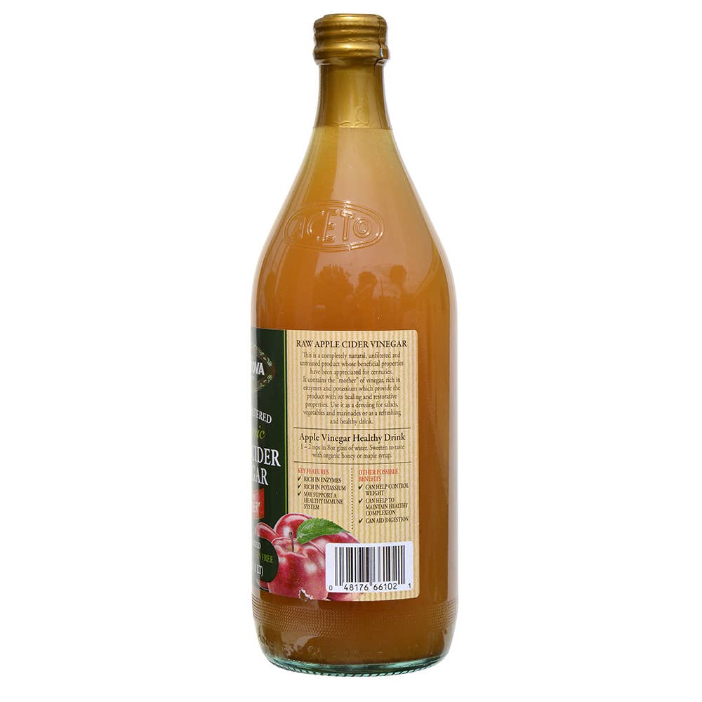 Mantova Org. Raw Unfiltered Apple Cider Vinegar, 34 fl. oz.