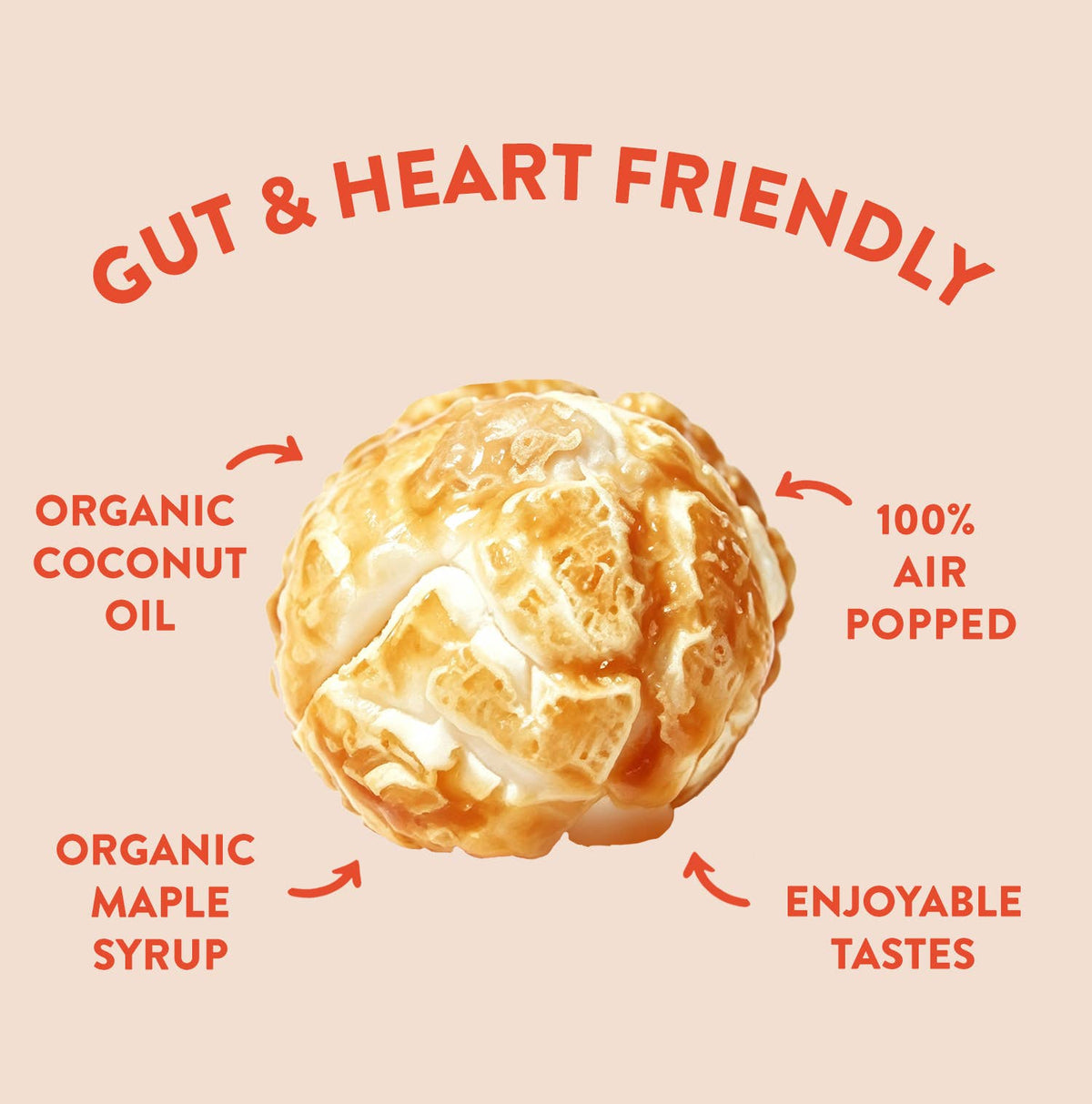 Maple Pop! Organic Maple Caramel Popcorn - Salted Maple