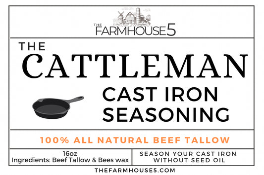 Tallow Cast Iron Seasoning