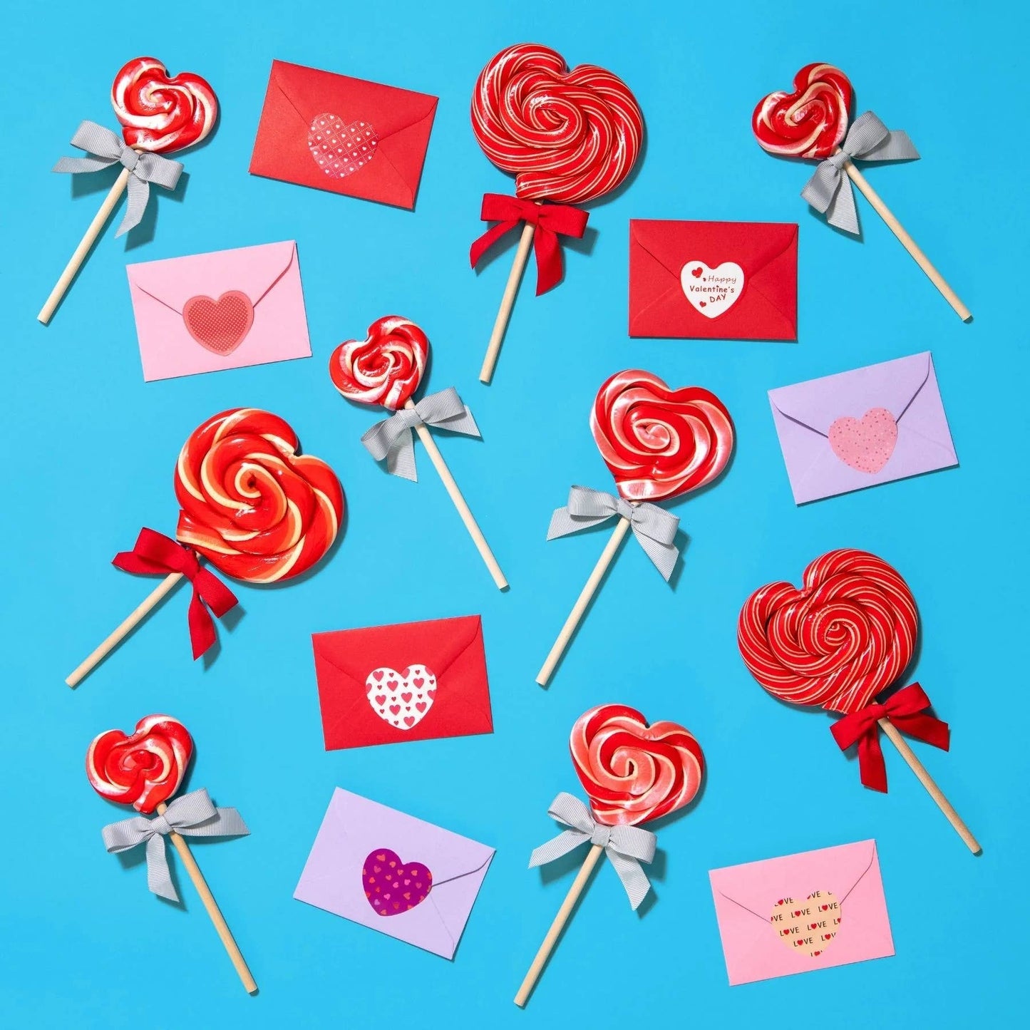 Organic Handmade Heart-Shaped Lollipop - Cherry - 2 oz