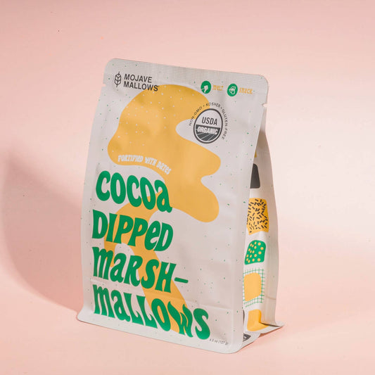 Cocoa Dipped Marshmallows - Organic / Non-GMO / Gluten-Free
