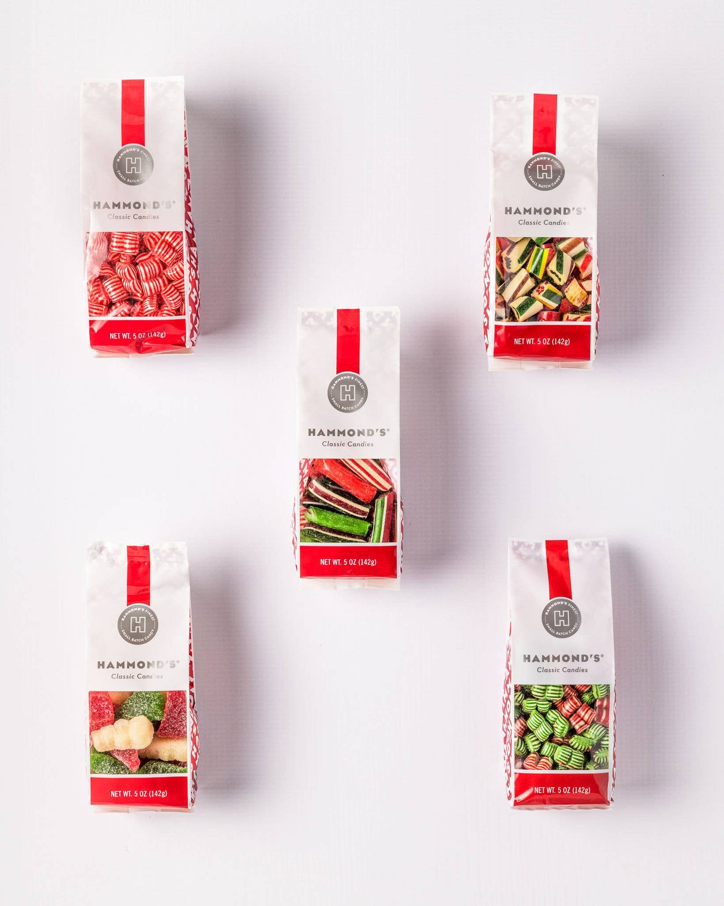 All-Natural Classic Candy - Puffs - Peppermint -5oz Gift Bag