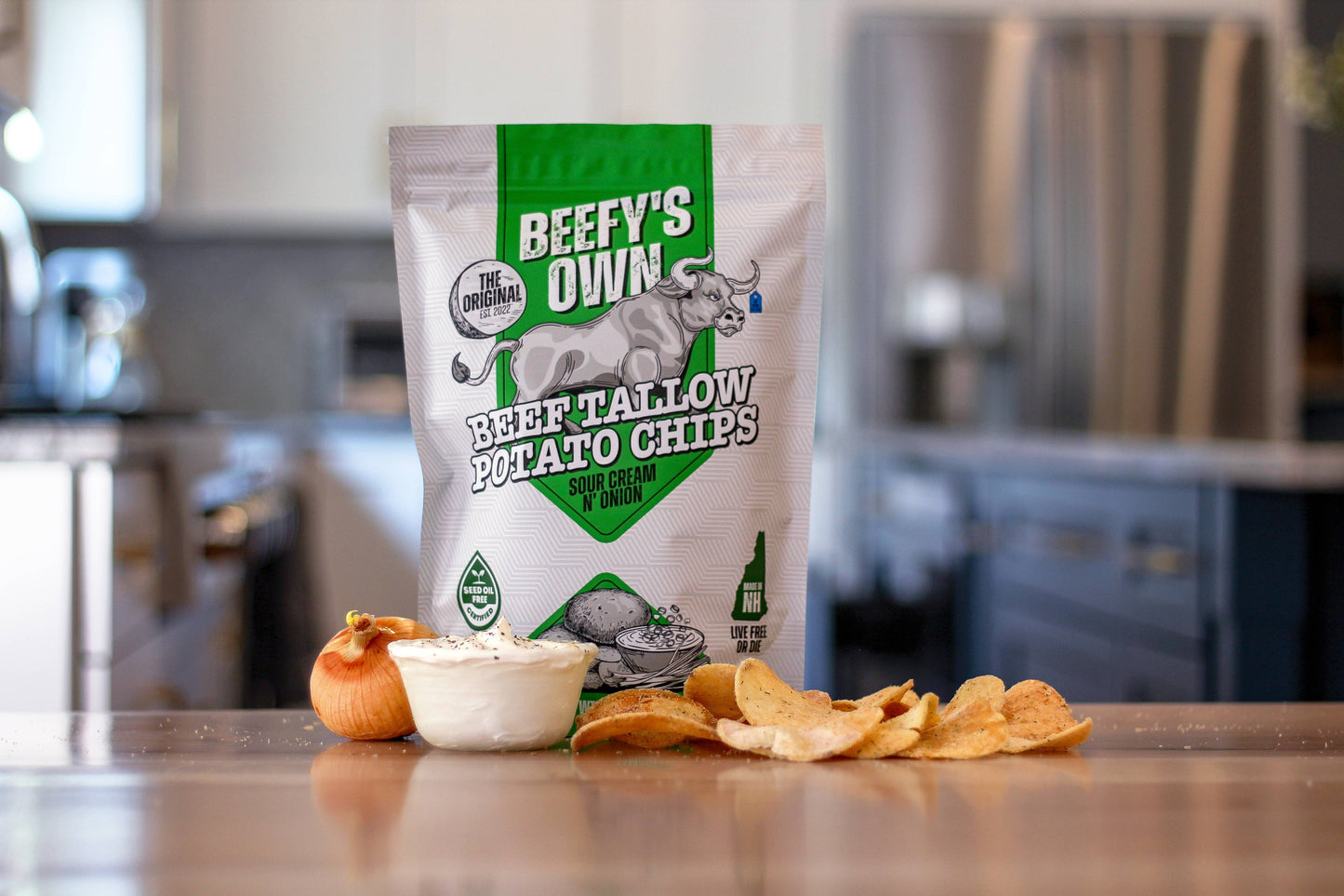 Beef Tallow Potato Chips - Sour Cream N' Onion
