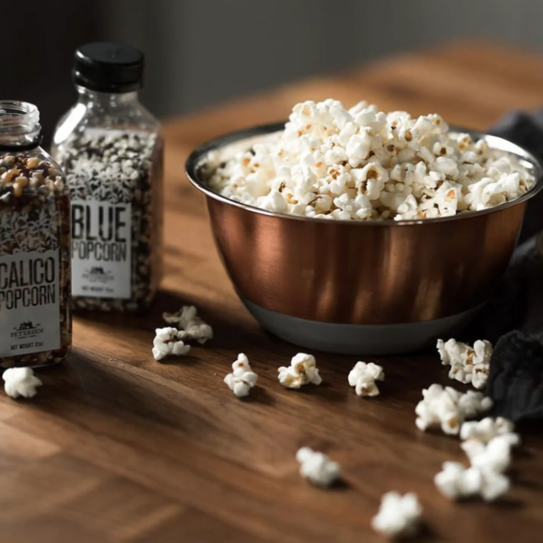 Calico Bottle Popcorn Kernels - Red, Yellow, Blue Kernel Mix