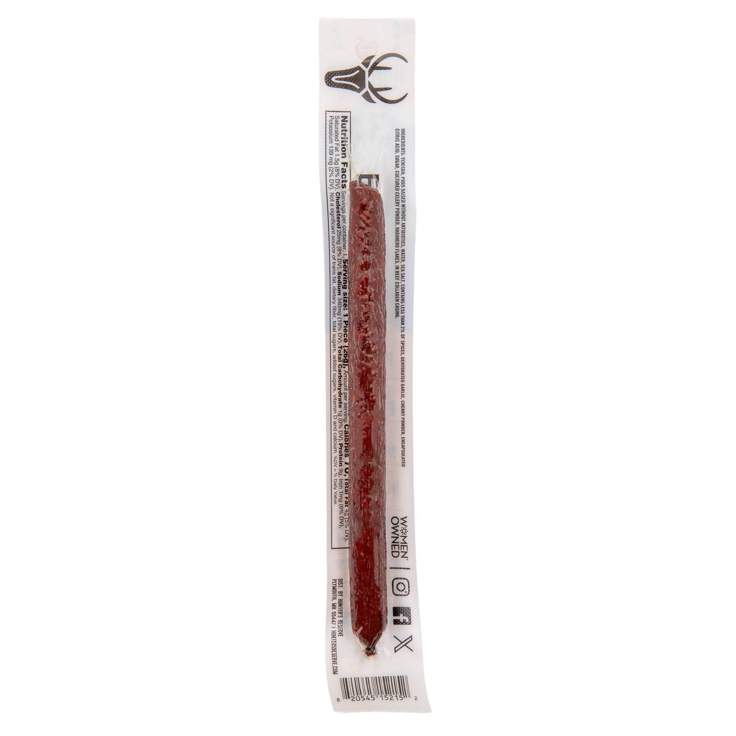 Venison Habanero Meat Sticks -