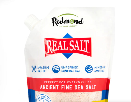 Real Salt - 16oz REFILL bag- Fine Salt