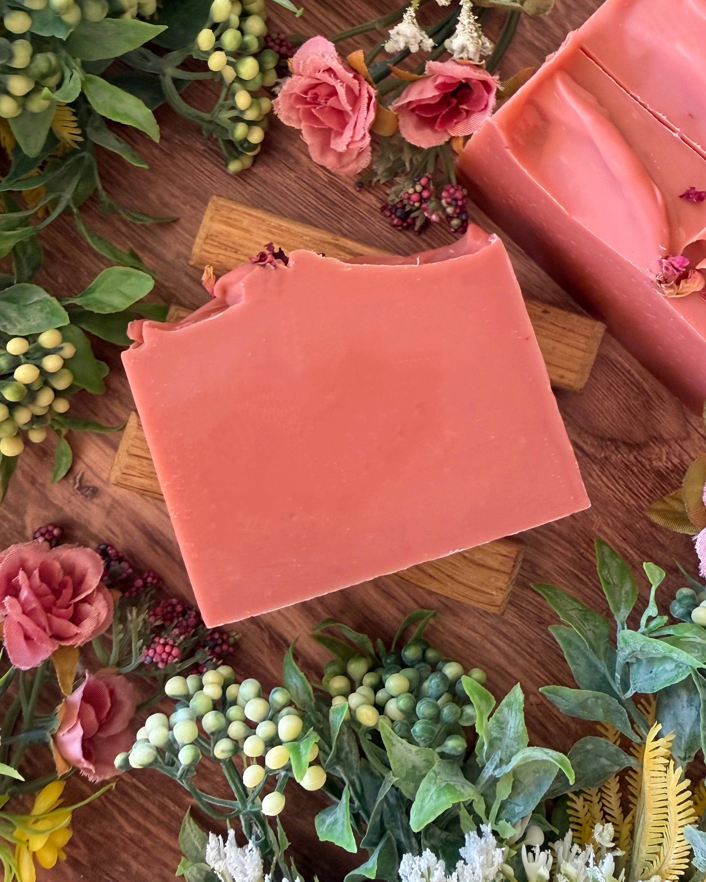 Rose Petal Handmade Soap Bar | Floral Artisan Soap