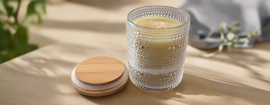 8oz Tallow Candle Textured JAR