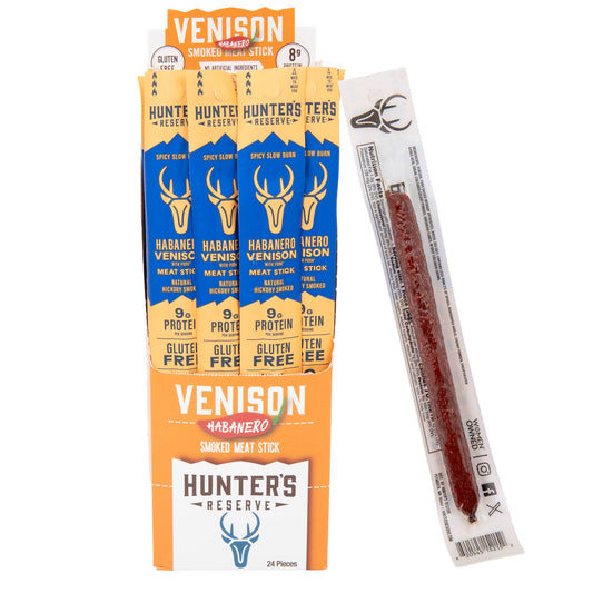 Venison Habanero Meat Sticks -