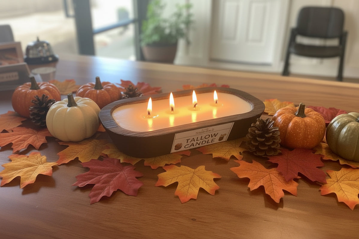 Wooden Candle Boat