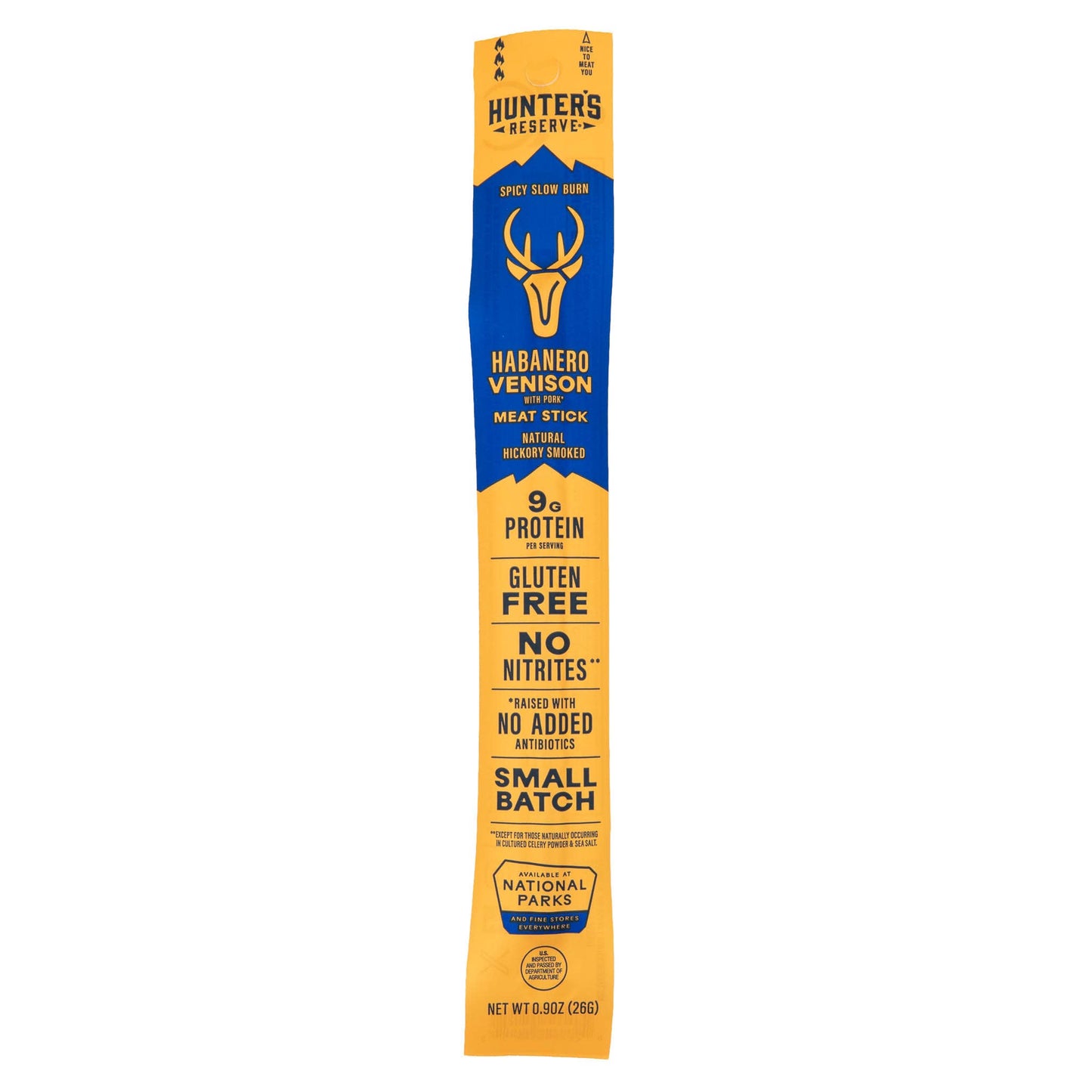 Venison Habanero Meat Sticks -