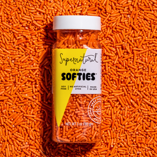 Dye-Free Softies Sprinkles: Orange