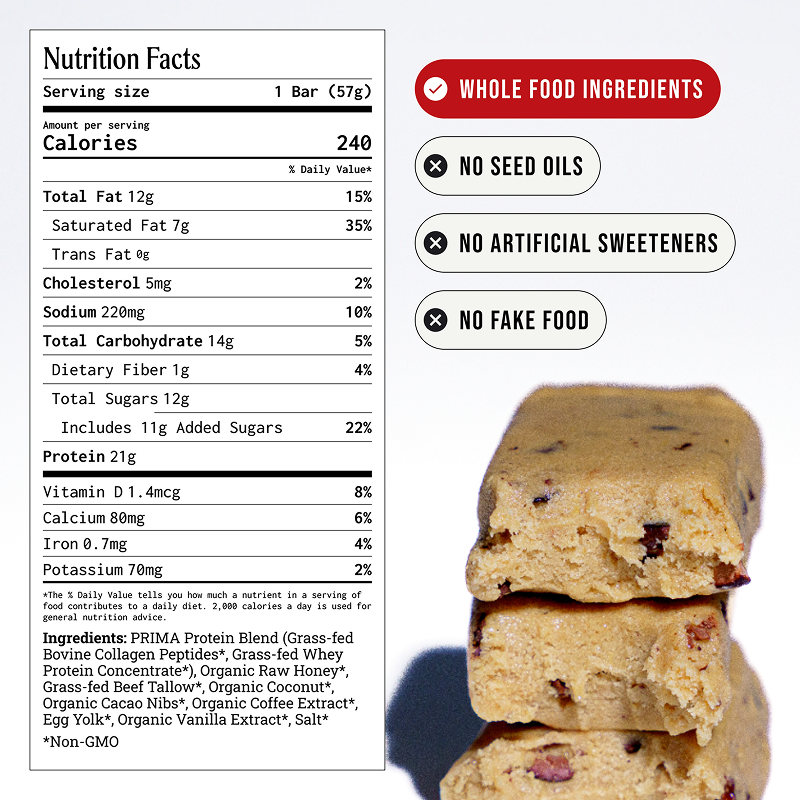 Ancestral Protein Bar - Cookie Dough