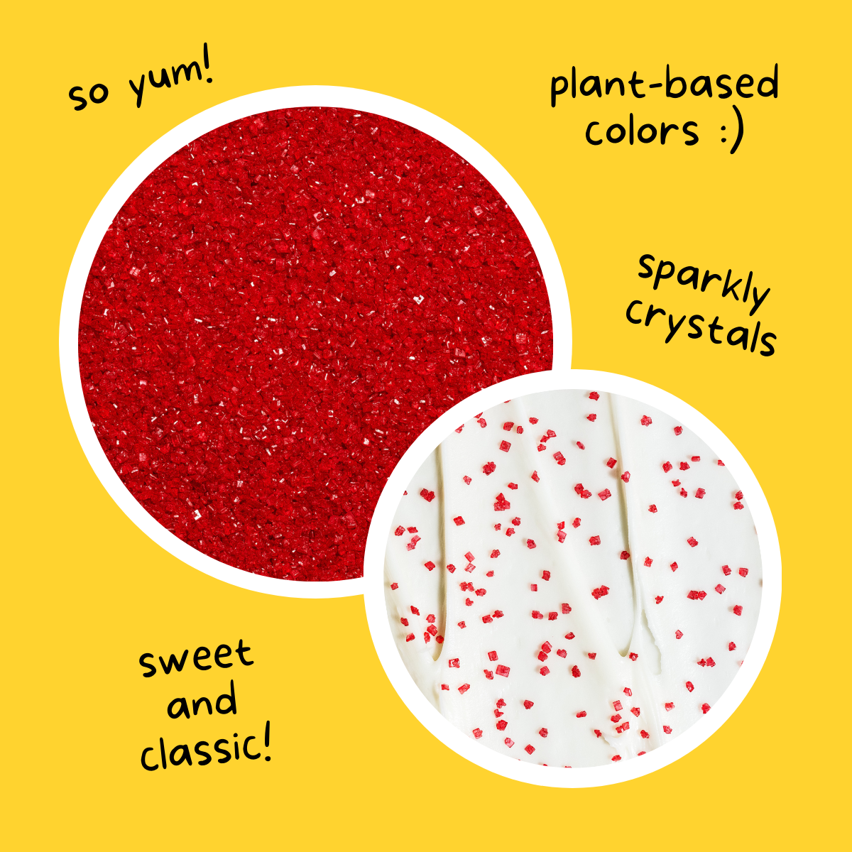 Twinkles Sanding Sugar: Ruby Red