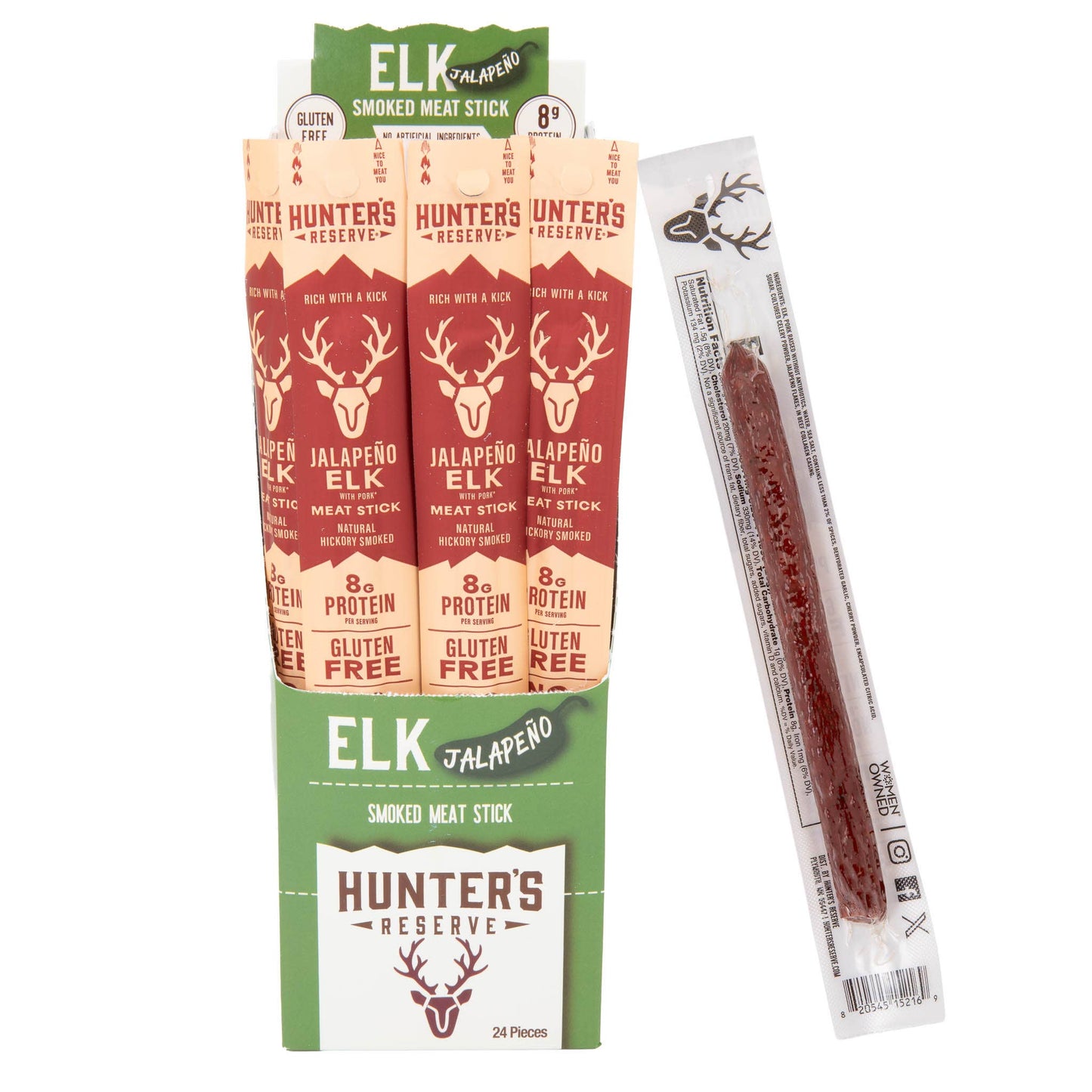 Elk Jalapeño Meat Sticks 