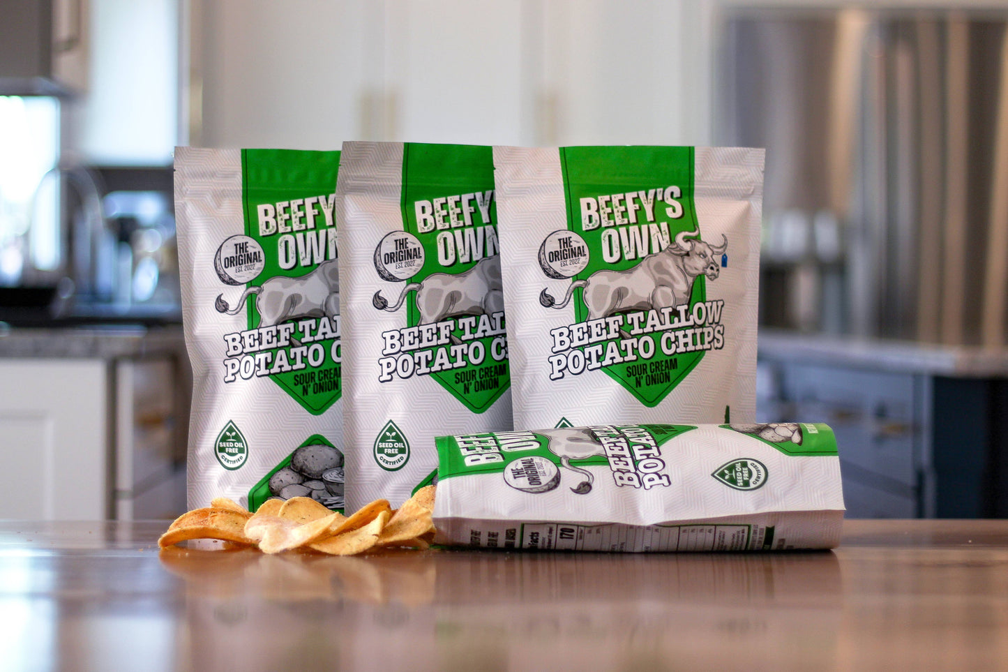 Beef Tallow Potato Chips - Sour Cream N' Onion