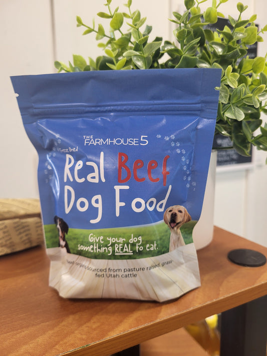 Freeze Dried Real BEEF Dog Food