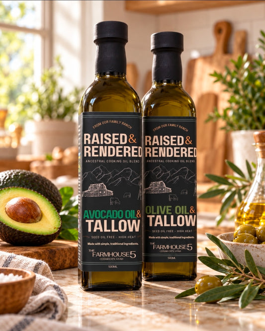 Raised & Rendered - Organic Avocado Oil & Tallow Cooking Blend